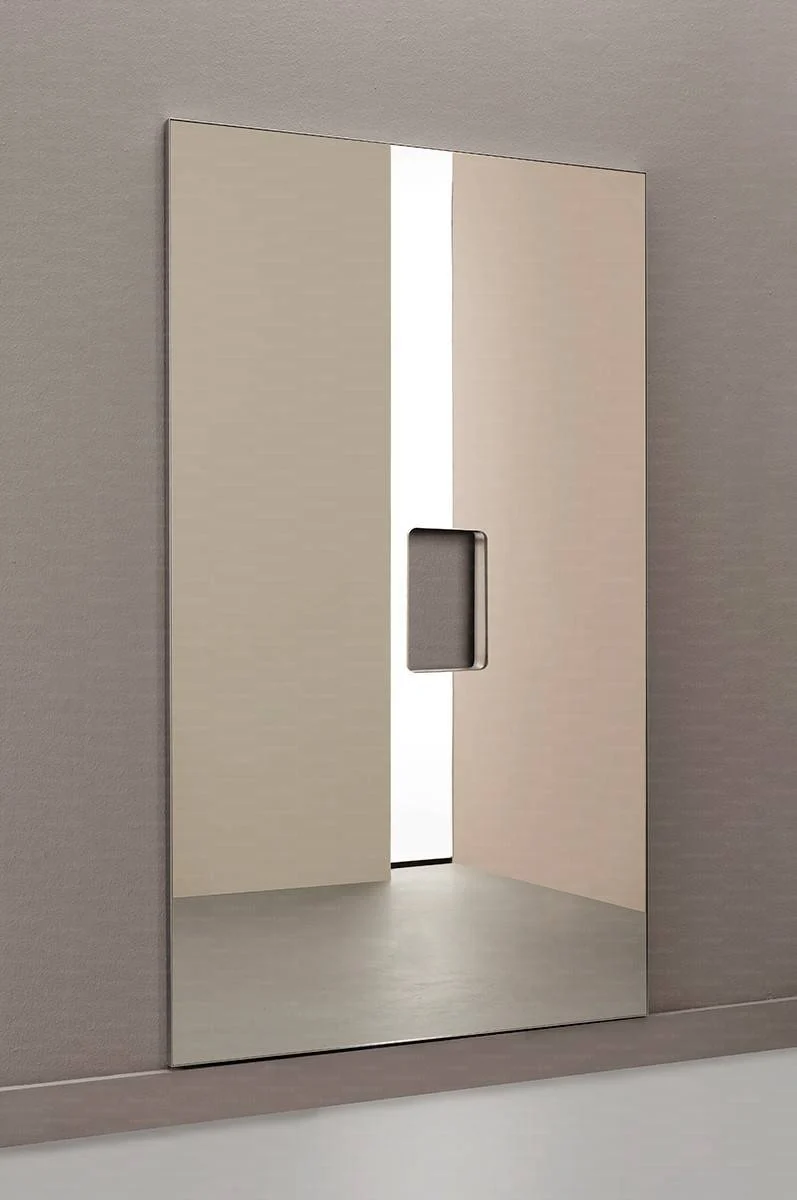 Specchio antinfortunistico modulare, liscio, 100x170h. con foro per mensola a muro Art. 1712