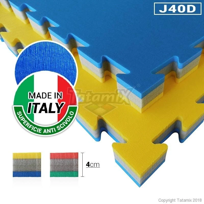 Tatami Personalizzabile ad Incastro Judo Art. J40D 100x100, 4cm. CUSTOM personalizzato