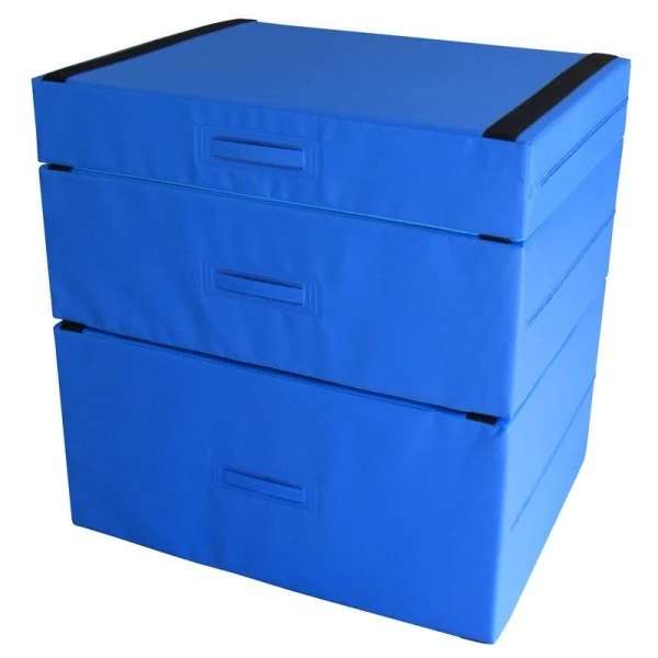 PLYO BOXES PER PLIOMETRIA SET DI 3 MODULI Dimensioni: cm. 90x70 Altezza dei moduli: cm. 15+30+45 mdf