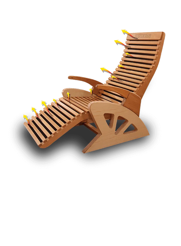 Lettino Holl's Alto Confort Infrarossi
