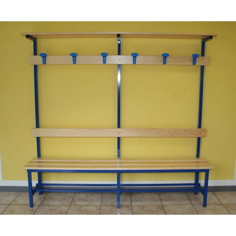 Panchina 2m Completa Art. S 866 ripiano portascarpe tubolare