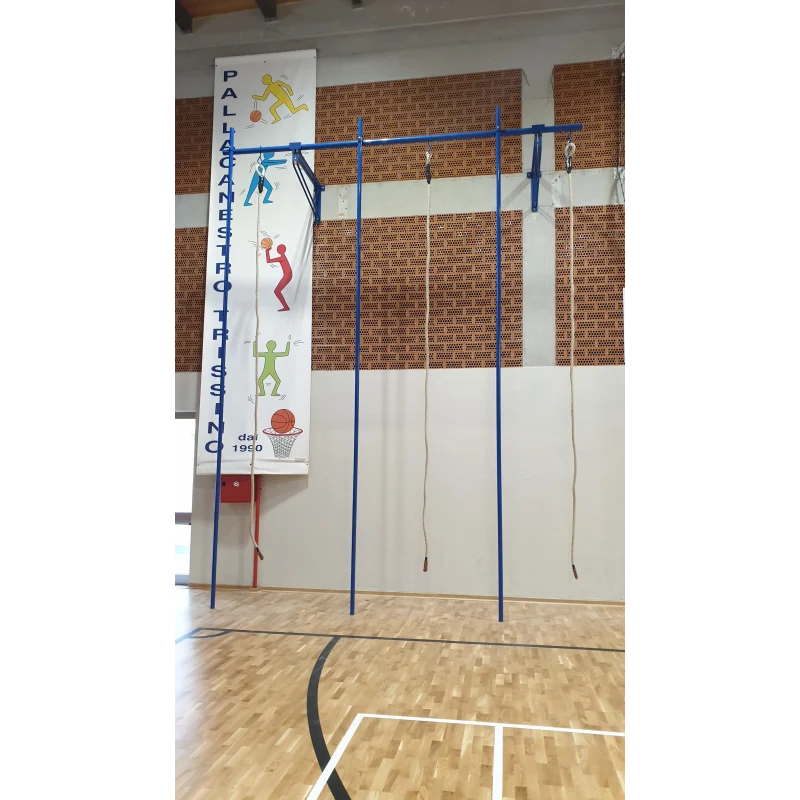 Palco di salita con 3 pertiche e 3 funi 5m Art G 312
