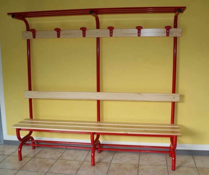Panchina 2m Completa Art. S 866/0 Colore Rosso