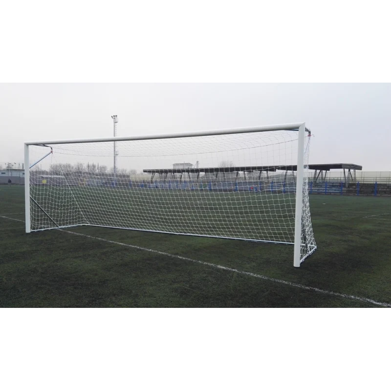 Coppia porte calcio trasportabili in alluminio 7,32x2,44 m Art. F 732 norma UNI EN 748