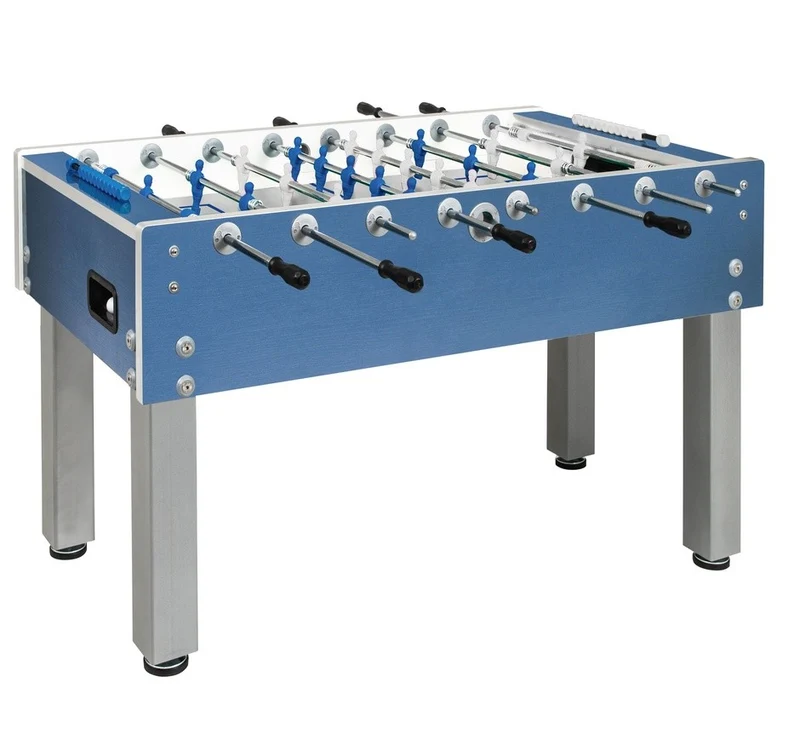 Calcio Balilla Garlando G 500 Blu Per Esterno Aste Rientranti