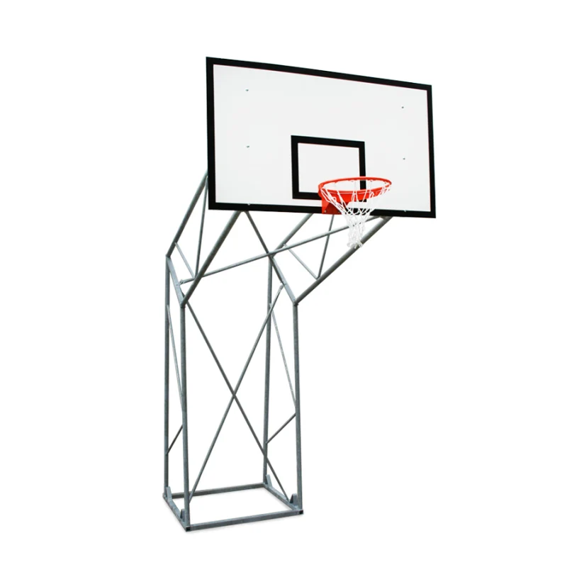 Impianto basket a traliccio da esterno da fissare Art. B 650