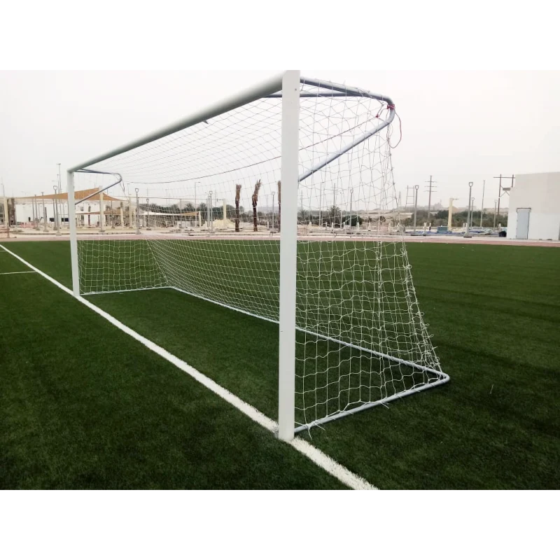 Coppia porte calcio 5x2 m in alluminio, trasportabili Art. F 731/15 norma UNI EN 748
