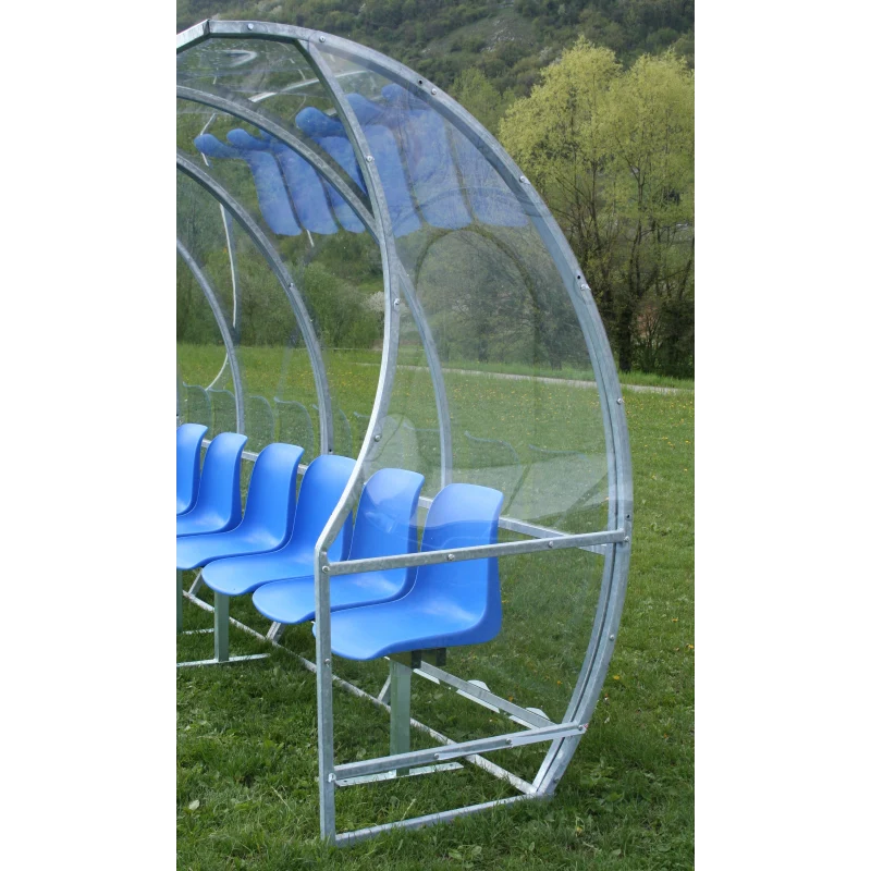 Panchine allenatori lunghezza m.2 Acciaio Zincato a caldo Art. F 752/2