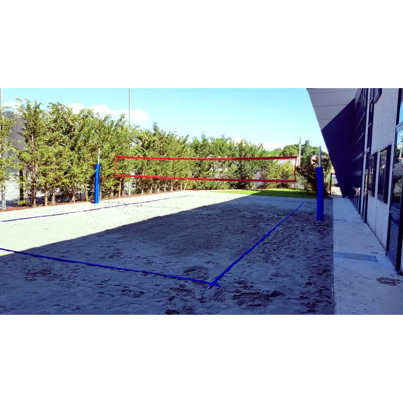 Impianto beach volley monotubolare in acciaio zincato mm 70 Art. V 709/T