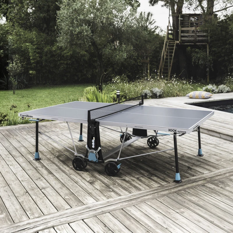 Tavolo Ping Pong Cornilleau Sport 300 X Outdoor piano in RESINA LAMINATA 5 mm