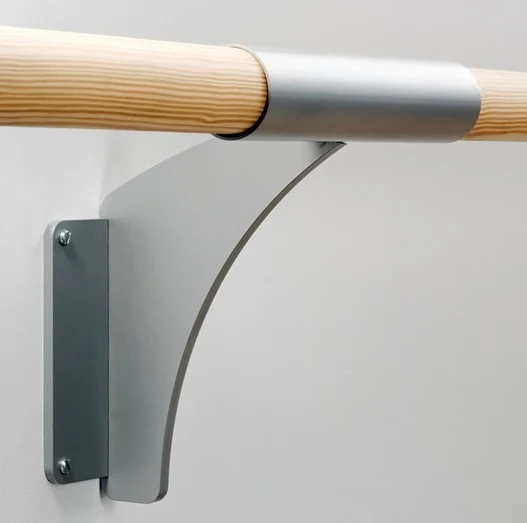 Supporto Sbarra Danza Arabesque Singolo Da Muro Dinamic Ballet Colore Grigio