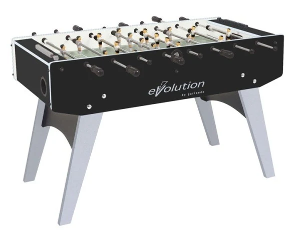 Calcio Balilla F20 Evolution Garlando A. Uscenti Nero Gambe Pieghevoli