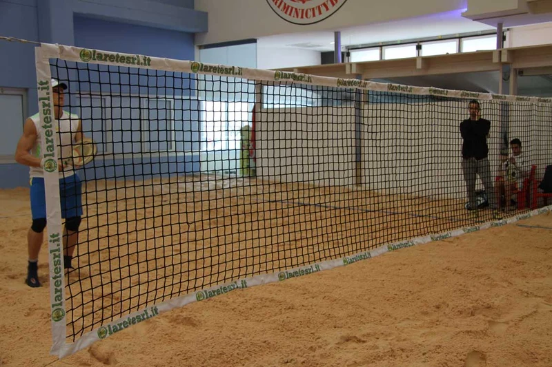 Rete Regolamentare da Beach Tennis Art. P210 maglia QUADRA 45x3mm